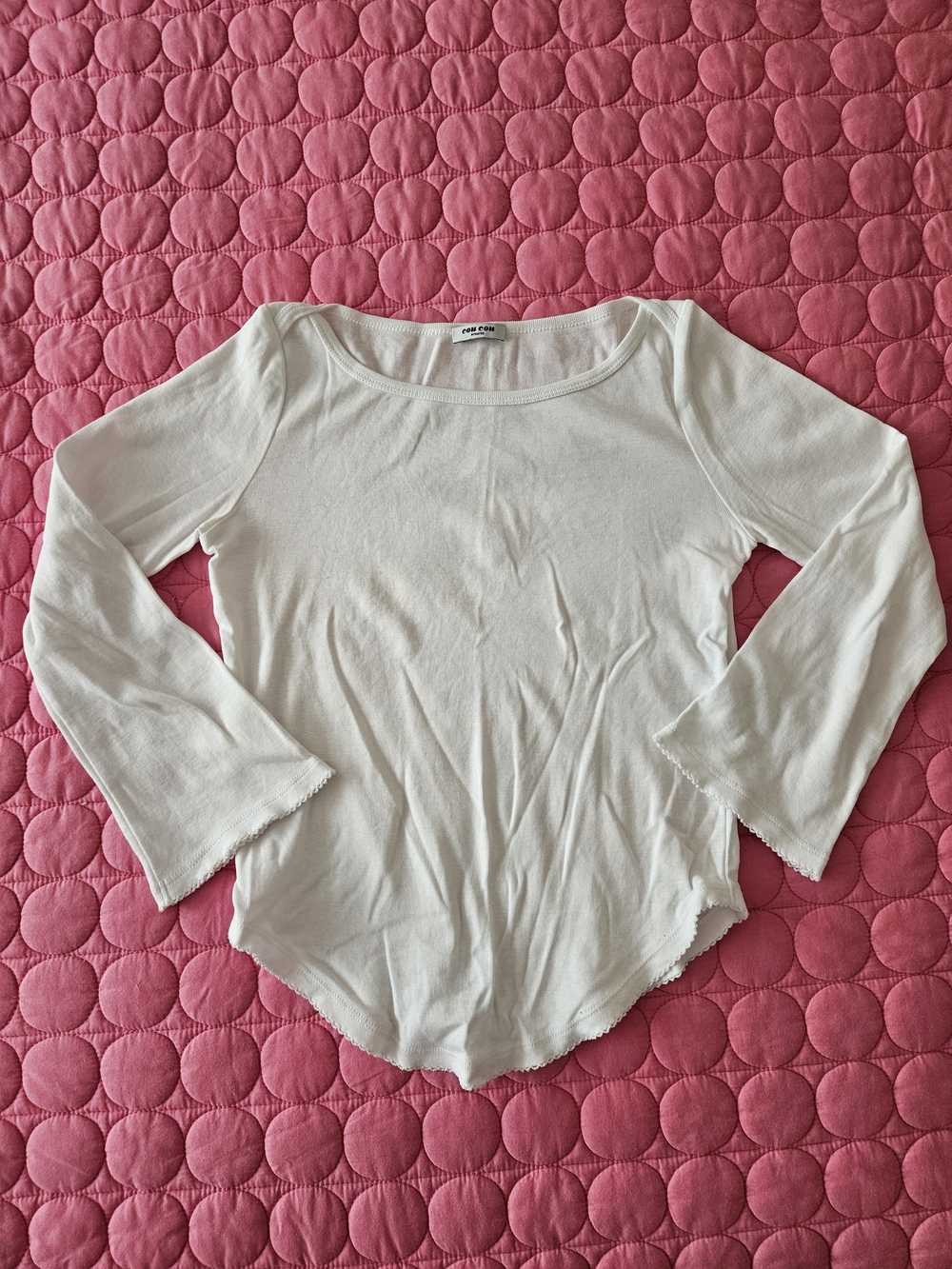 Cou Cou Intimates White Rina Top Size XS